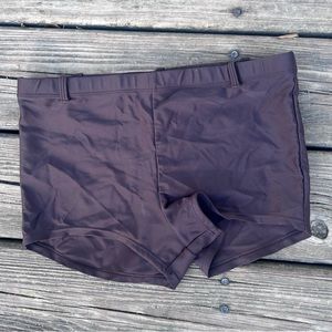 ST. JOHNS BAY BROWN SHORT SHORTS ACTIVEWEAR WOMENS 10